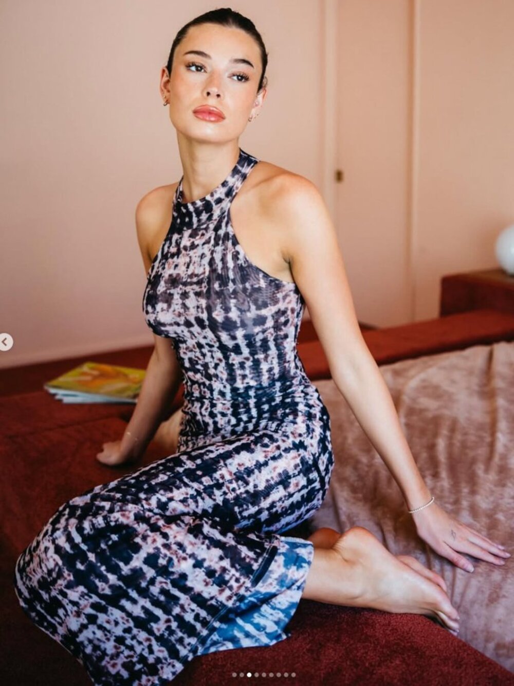 NWT Skatie Gemma Mesh Maxi Dress